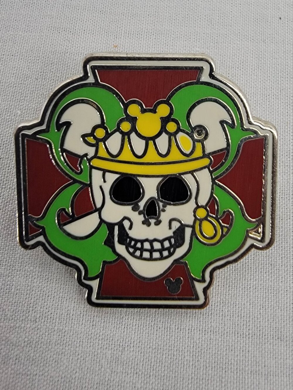 DISNEY Pin Trading ~ Pirate Collection ~ Pirate King 2/7 ~ Hidden Mickey ~ 2007
